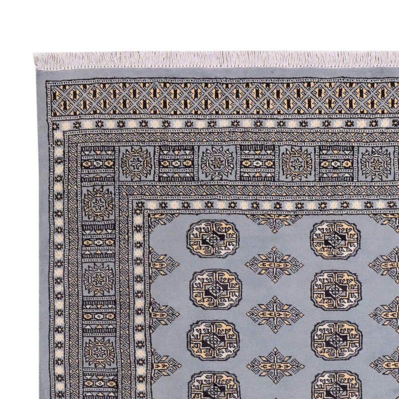 Afghansk matta - Bukhara - 300 x 204 cm - ljusgrå