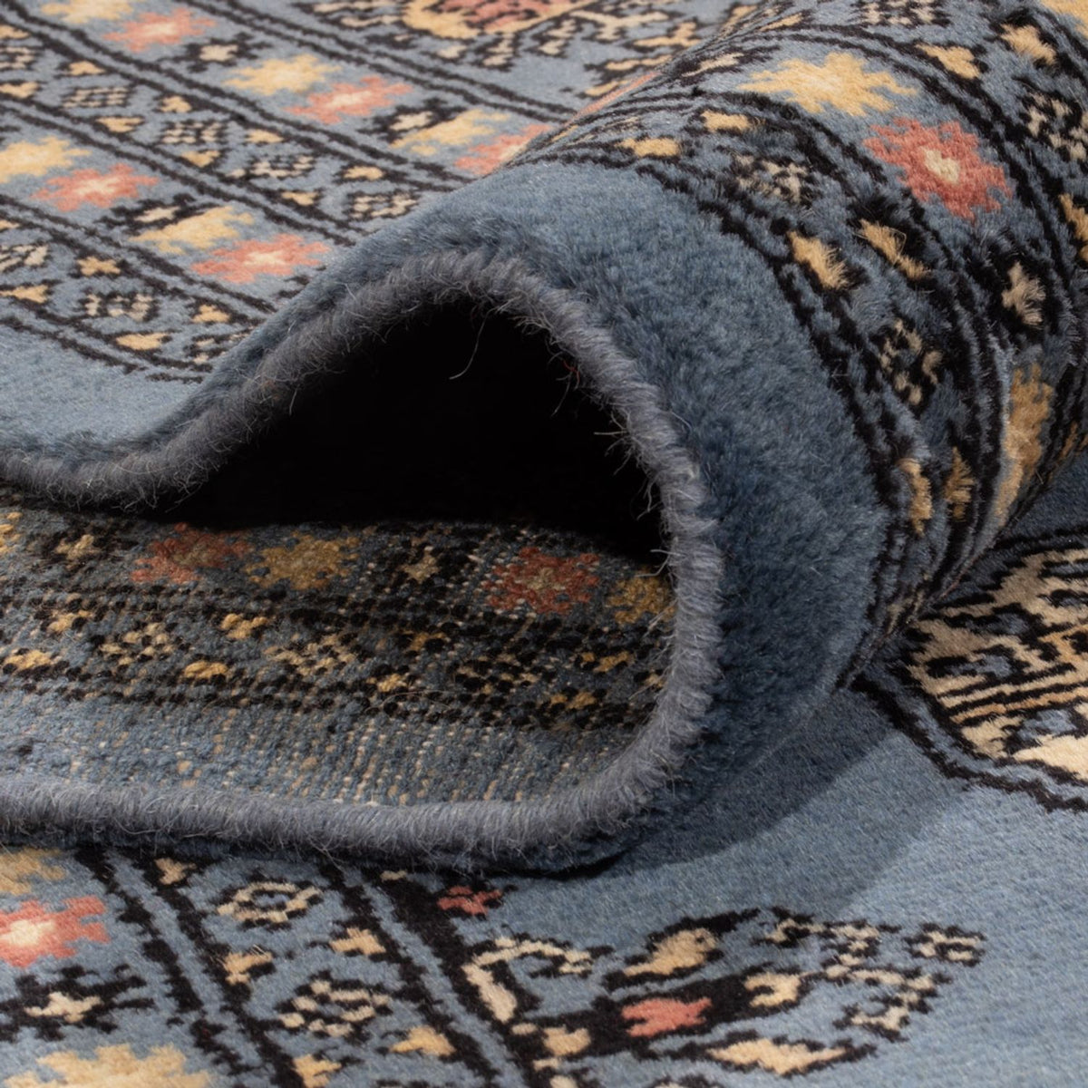 Afghansk matta - Bukhara - 307 x 250 cm - blå