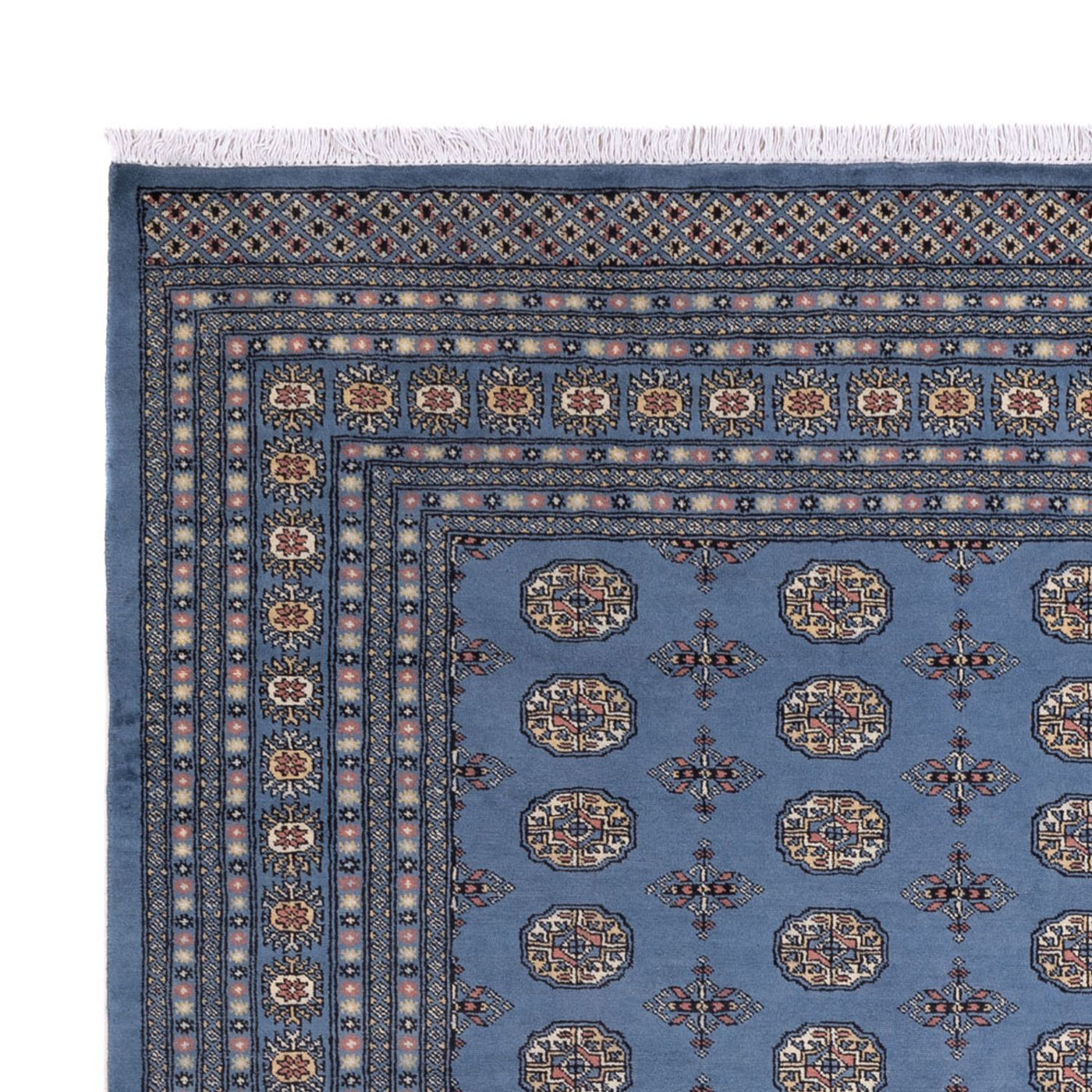 Afghansk matta - Bukhara - 297 x 250 cm - blå