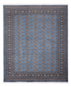 Bukhara Mattan 249x305cm - Oriental Carpet - Rektangulär / Ljusblå / 249 x 305 cm Rektangulär