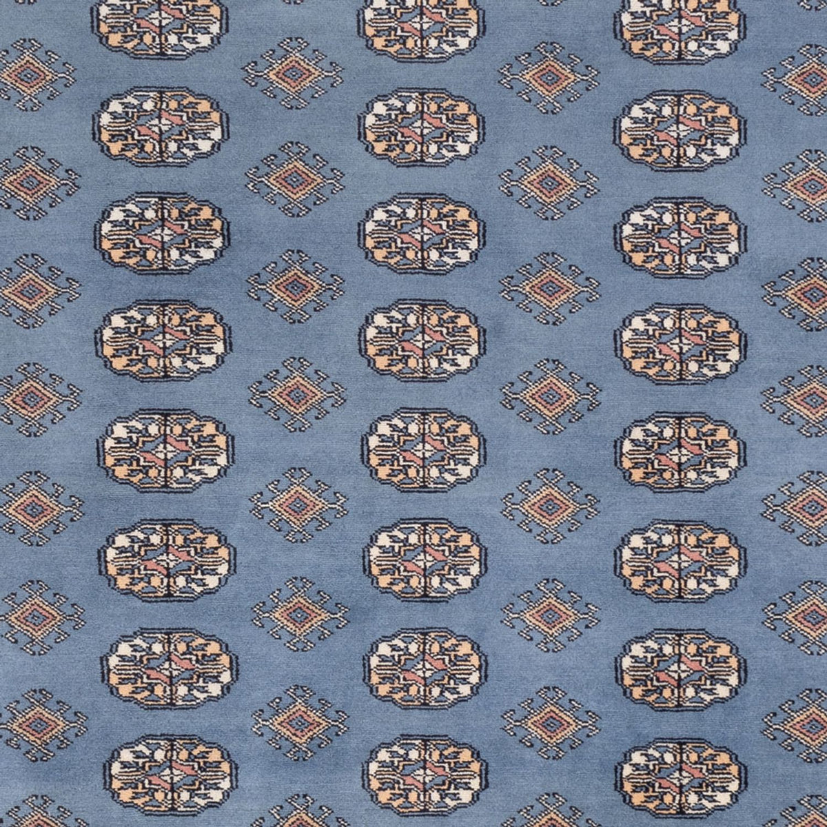 Afghansk matta - Bukhara - 305 x 249 cm - ljusblå