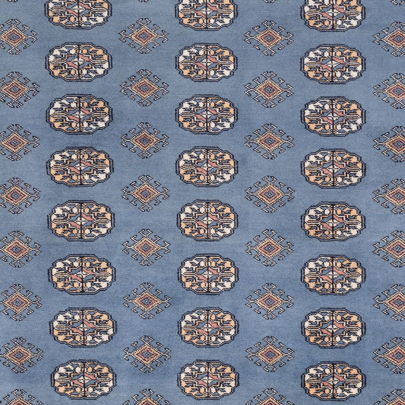 Afghansk matta - Bukhara - 305 x 249 cm - ljusblå