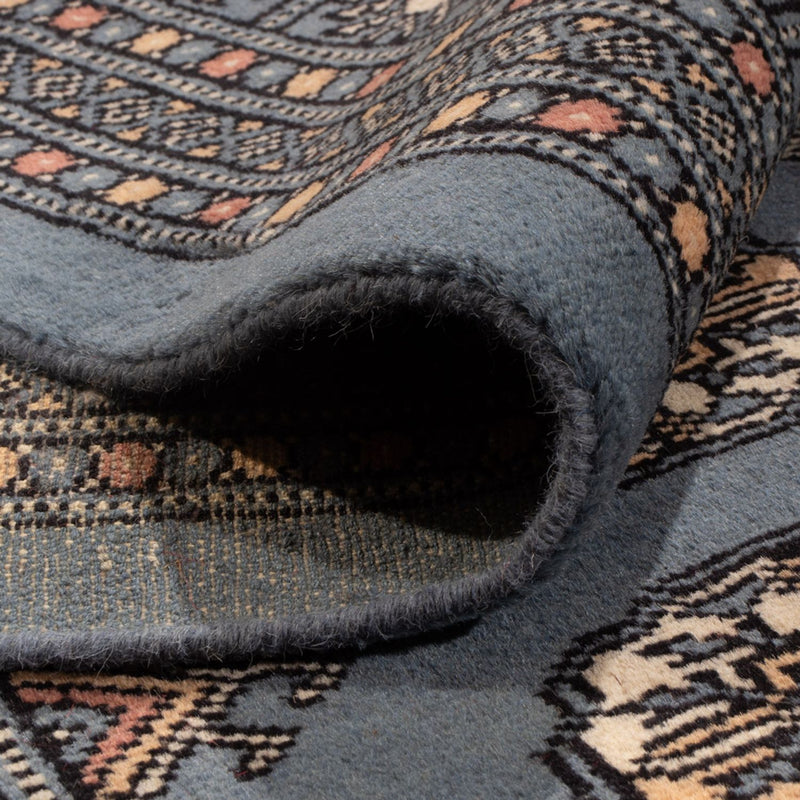 Afghansk matta - Bukhara - 305 x 249 cm - ljusblå