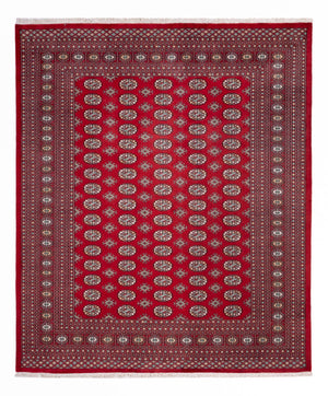 Afghansk matta - Bukhara - 296 x 250 cm - röd