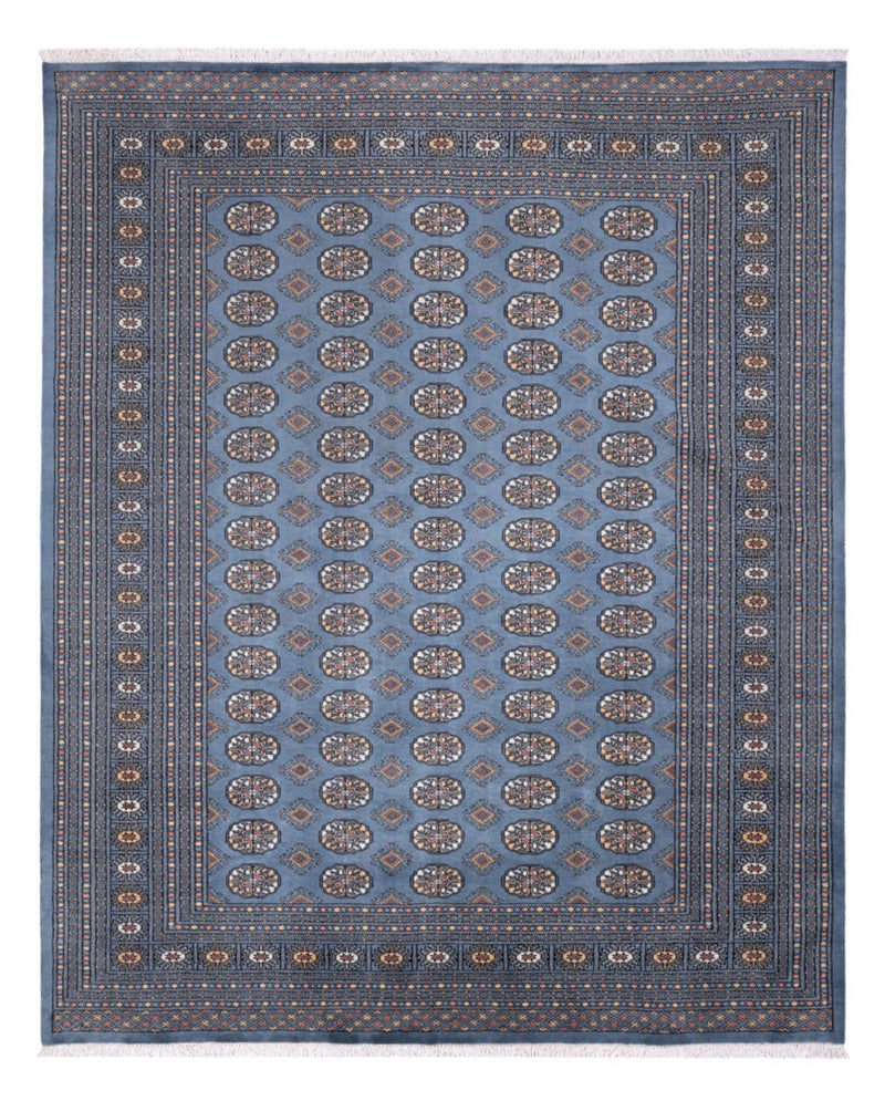 Afghansk matta - Bukhara - 309 x 248 cm - havsblått