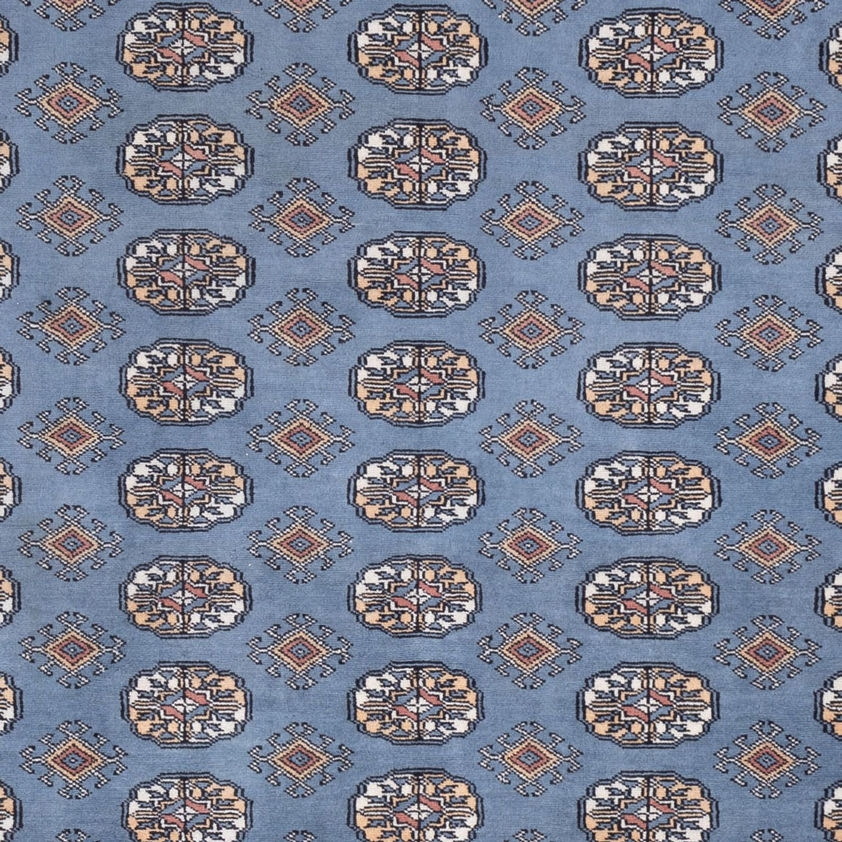 Afghansk matta - Bukhara - 309 x 248 cm - havsblått