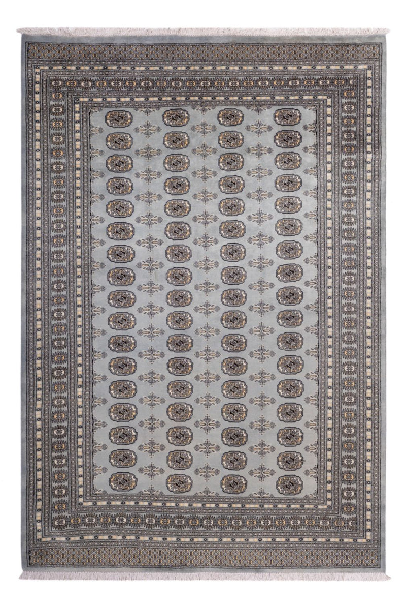 Afghansk matta - Bukhara - 310 x 207 cm - ljusblå