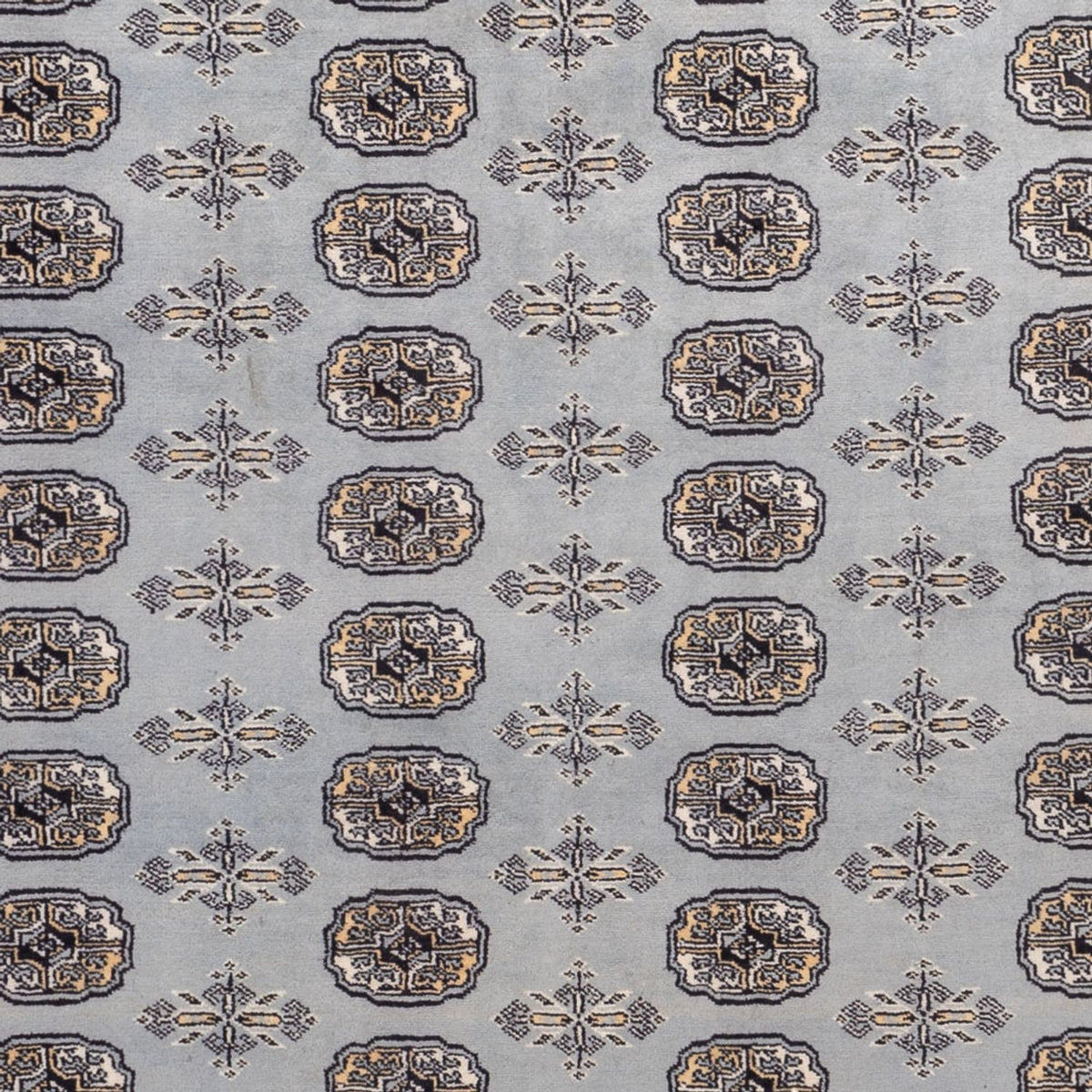 Afghansk matta - Bukhara - 310 x 207 cm - ljusblå