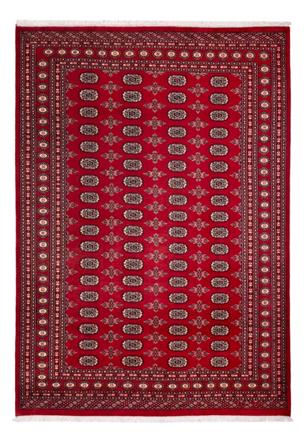 Afghansk matta - Bukhara - 297 x 213 cm - röd