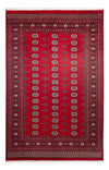 Bukhara Mattan 197x306cm - Oriental Carpet - Rektangulär / Röd / 197 x 306 cm Rektangulär
