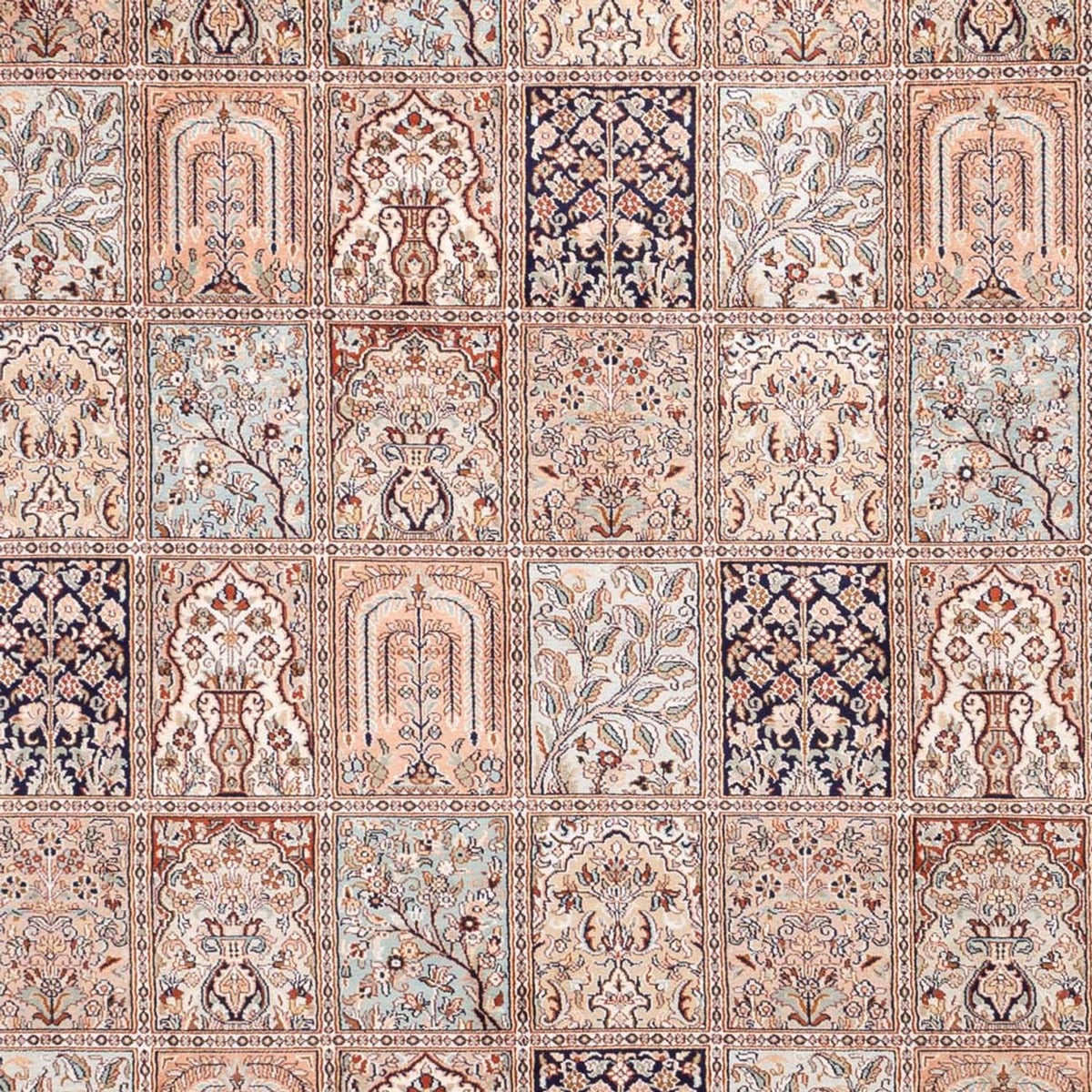 Sidenmatta - Kashmir Silk - 304 x 246 cm - sand
