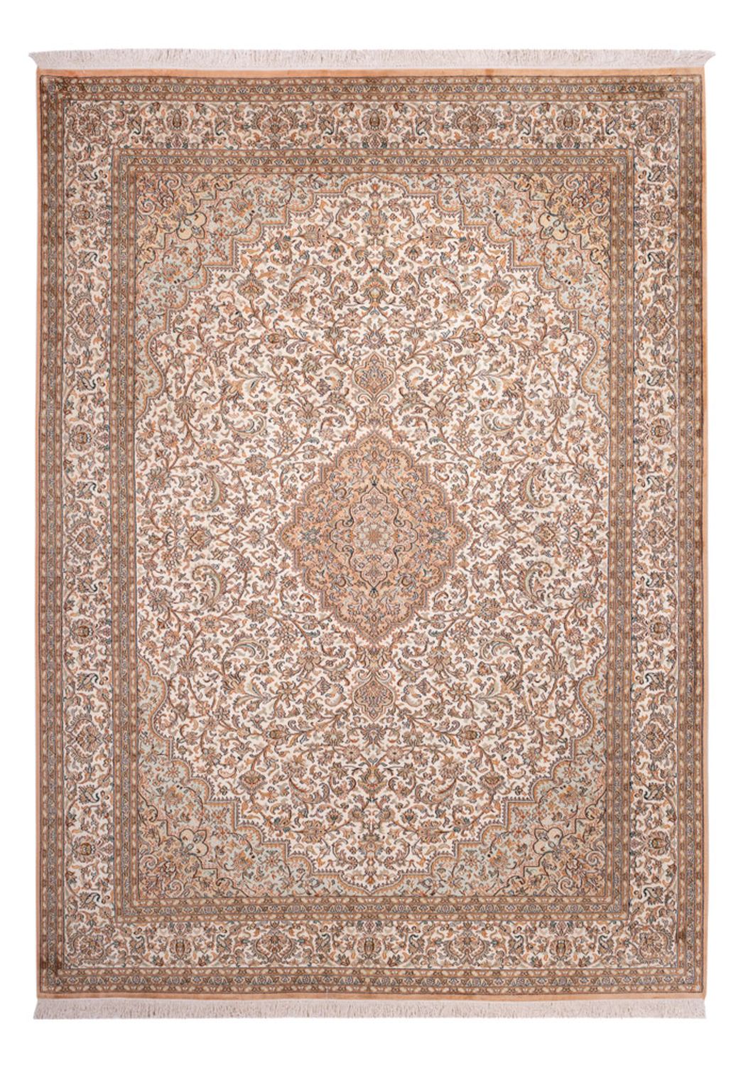 Sidenmatta - Kashmir Silk - 290 x 205 cm - sand