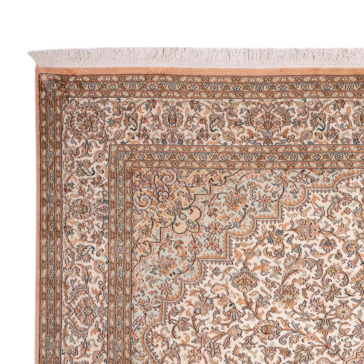 Sidenmatta - Kashmir Silk - 290 x 205 cm - sand