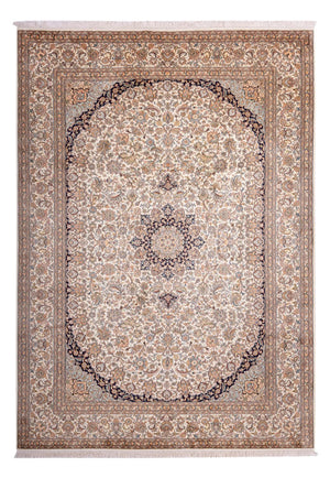 Sidenmatta - Kashmir Silk - 309 x 217 cm - sand