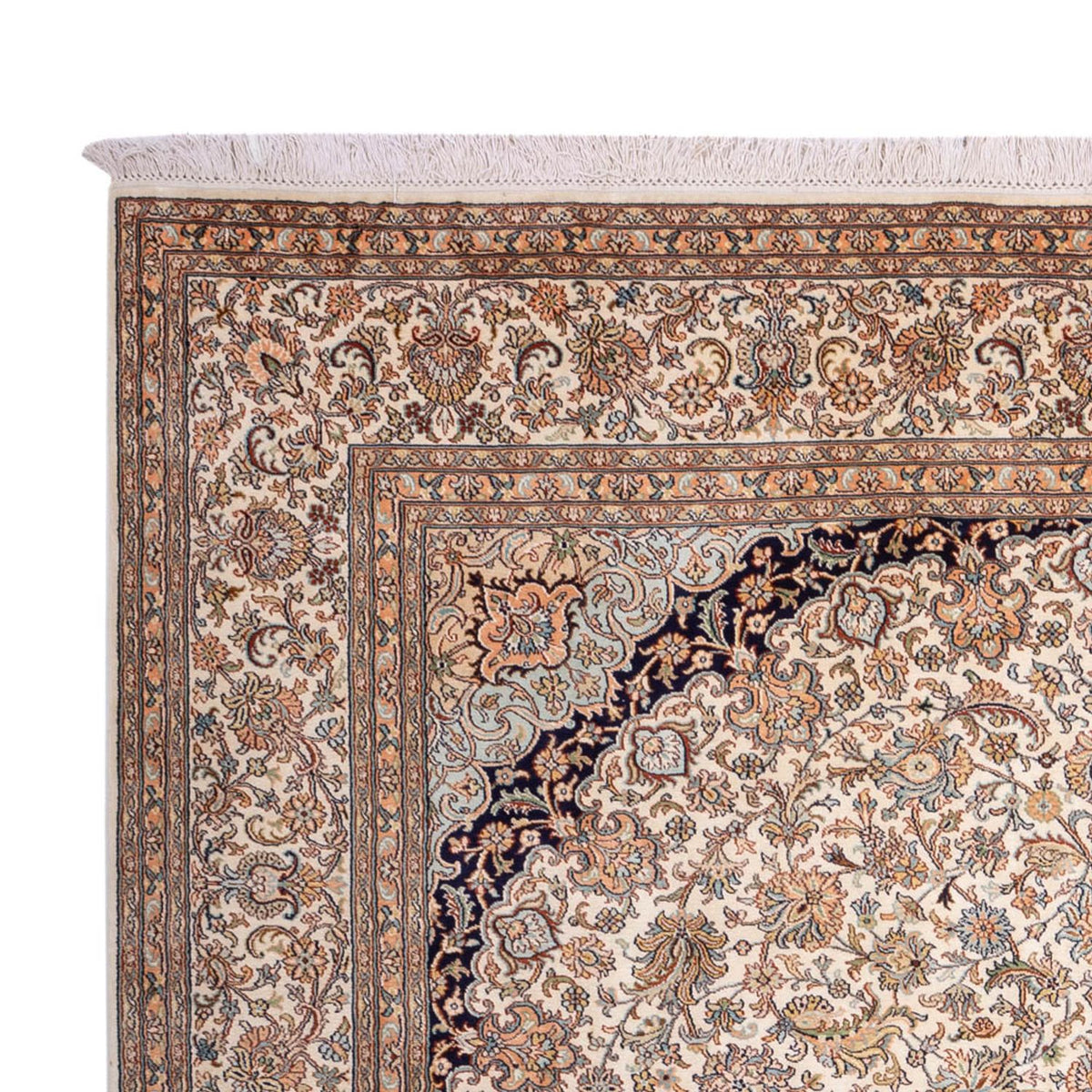 Sidenmatta - Kashmir Silk - 309 x 217 cm - sand