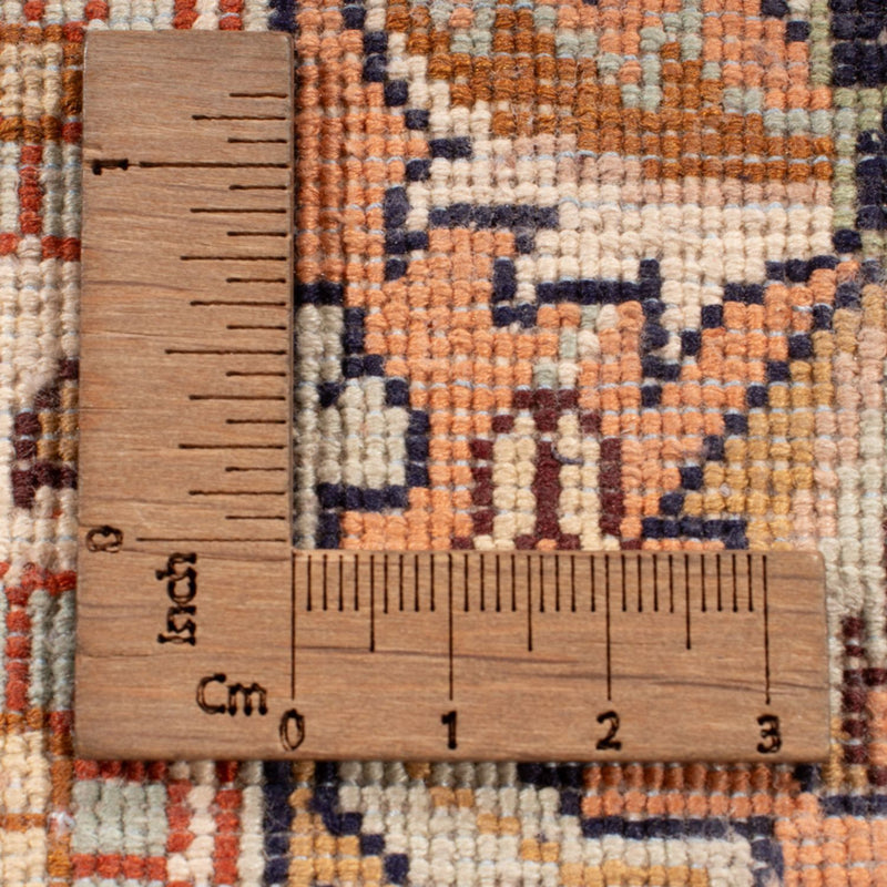 Sidenmatta - Kashmir Silk - 308 x 242 cm - mörk beige