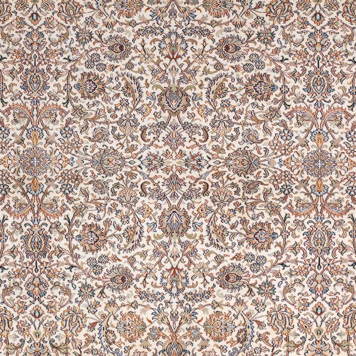 Sidenmatta - Kashmir Silk - 326 x 216 cm - mörk beige