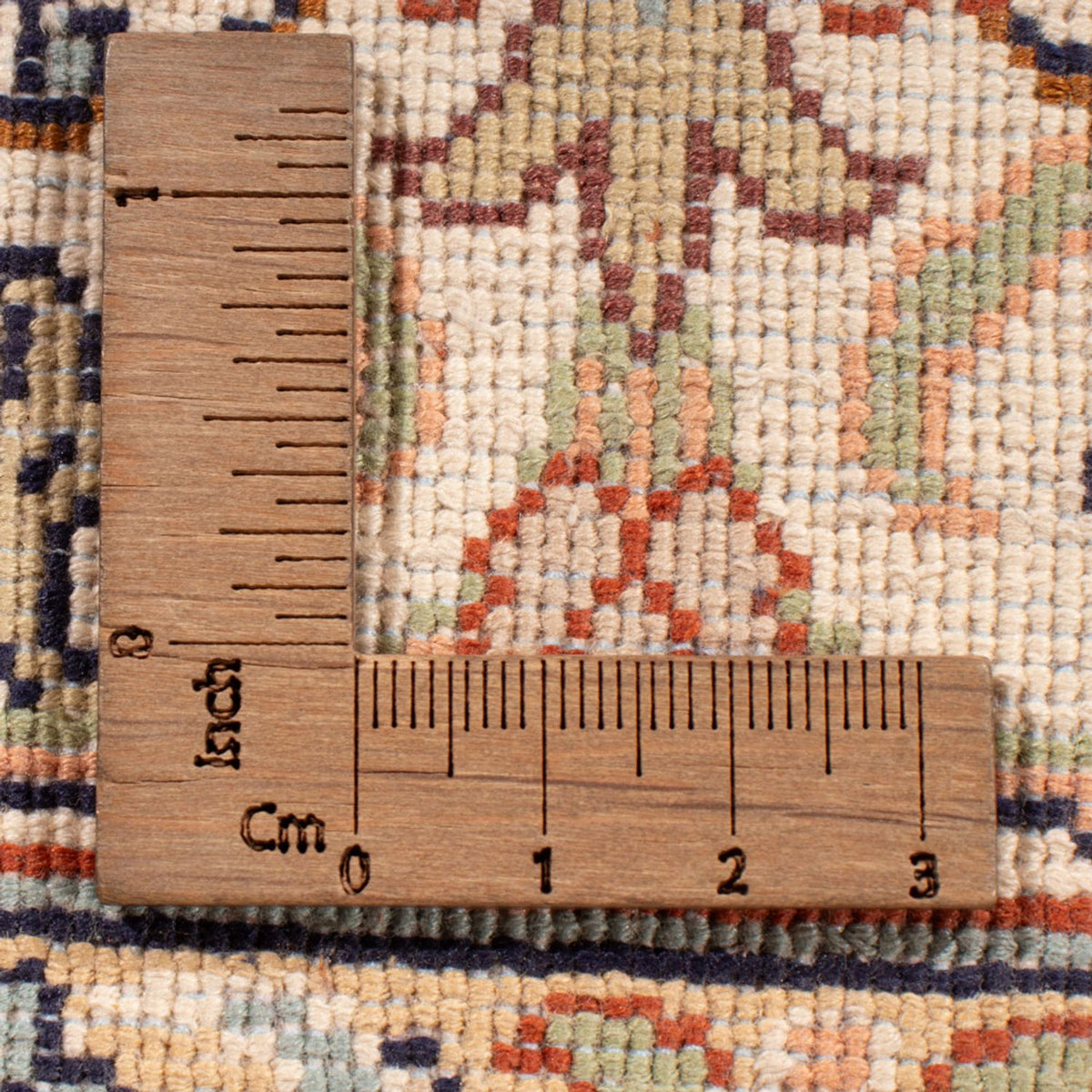 Sidenmatta - Kashmir Silk - 326 x 216 cm - mörk beige