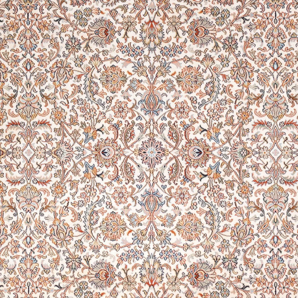 Sidenmatta - Kashmir Silk - 318 x 216 cm - mörk beige