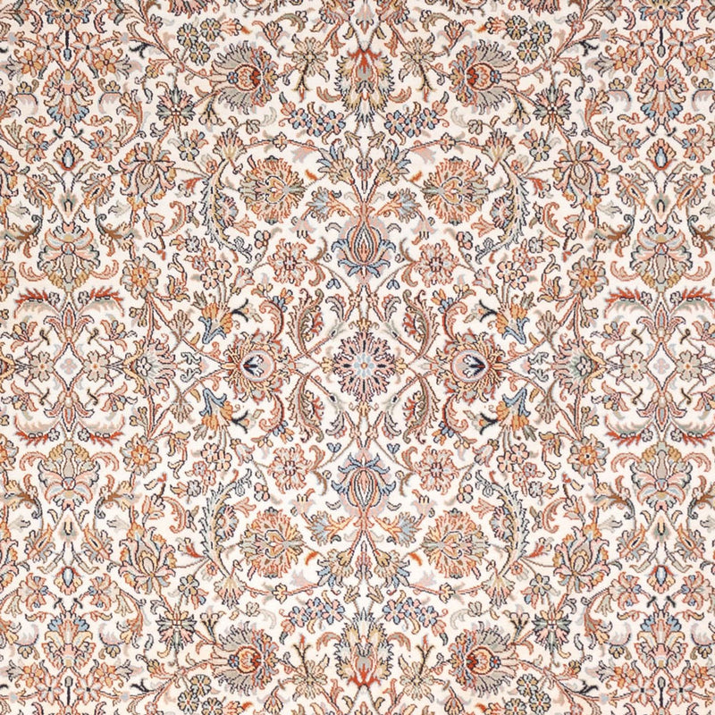 Sidenmatta - Kashmir Silk - 318 x 216 cm - mörk beige