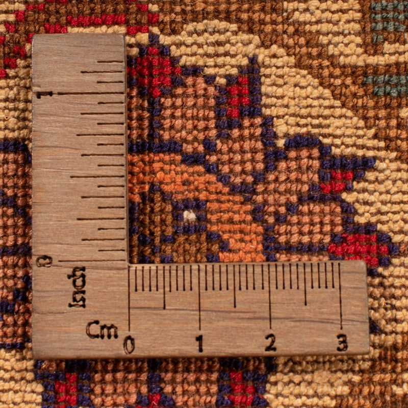 Sidenmattor - afghanskt silke - 288 x 217 cm - ljusröd