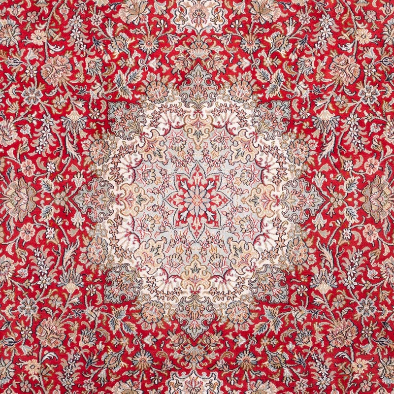 Sidenmatta - Kashmir Silk - 303 x 220 cm - röd