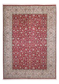 Sidenmatta - Kashmir Silk - 302 x 216 cm - röd