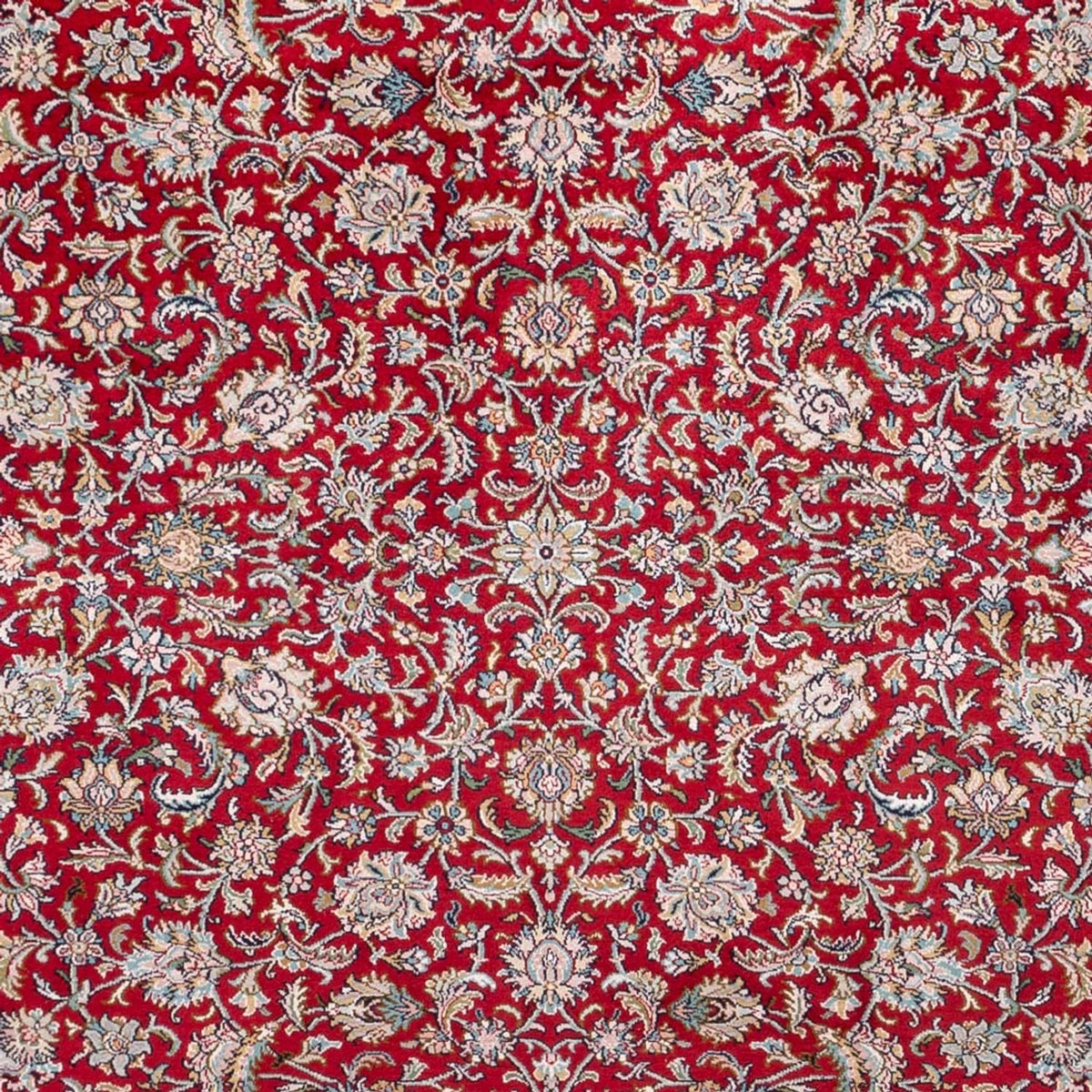 Sidenmatta - Kashmir Silk - 302 x 216 cm - röd