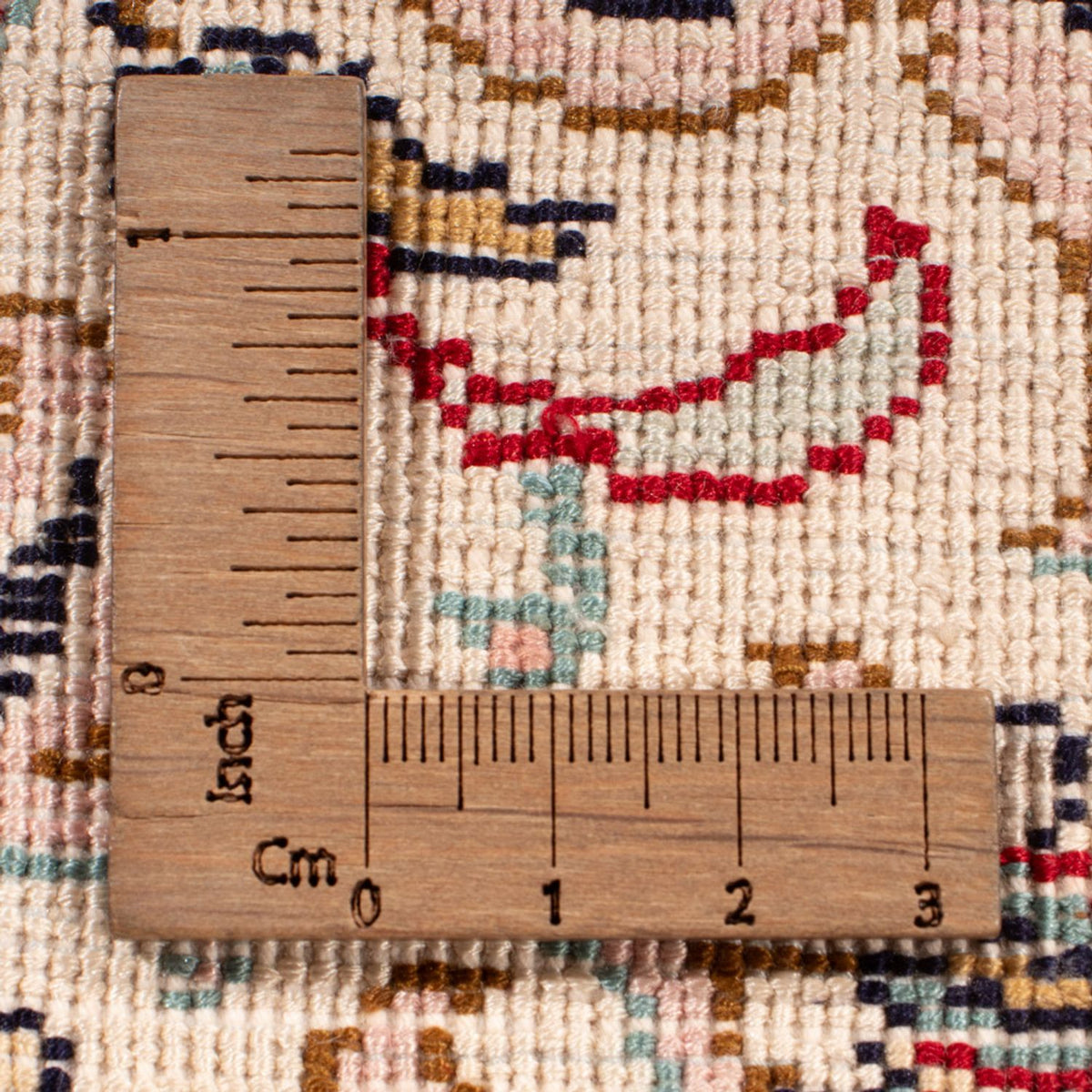 Sidenmatta - Kashmir Silk - 302 x 216 cm - röd