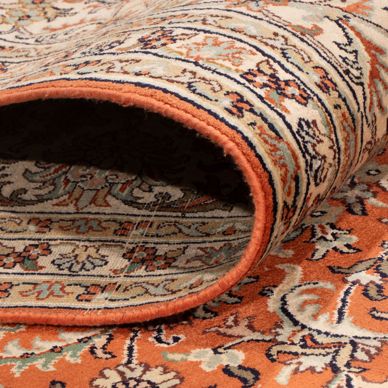 Sidenmatta - Kashmir Silk - 306 x 220 cm - terrakotta
