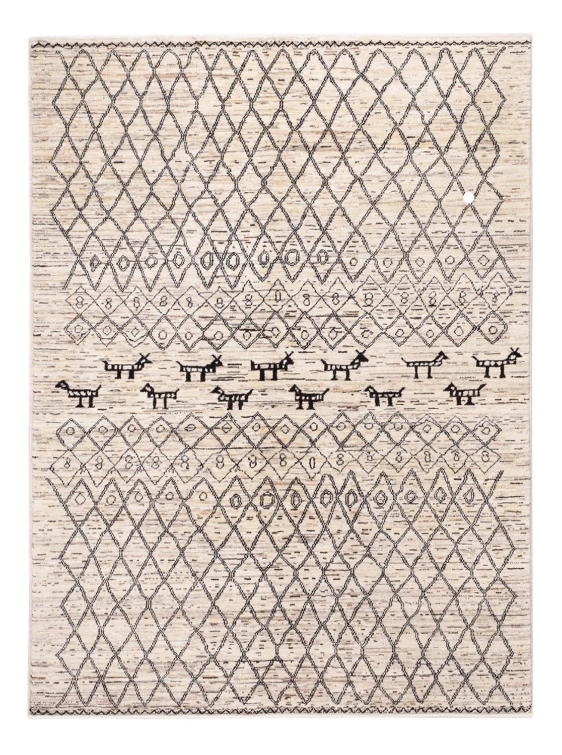 Berber matta - 200 x 148 cm - beige