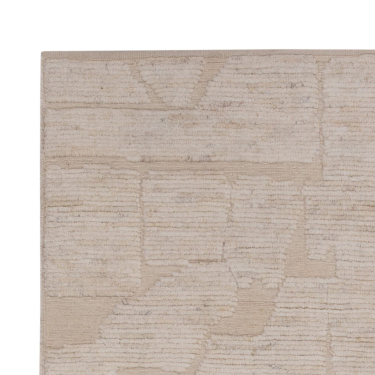 Berber matta - 191 x 145 cm - grädde