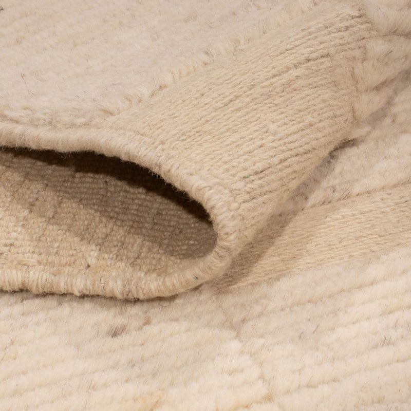 Berber matta - 191 x 145 cm - grädde