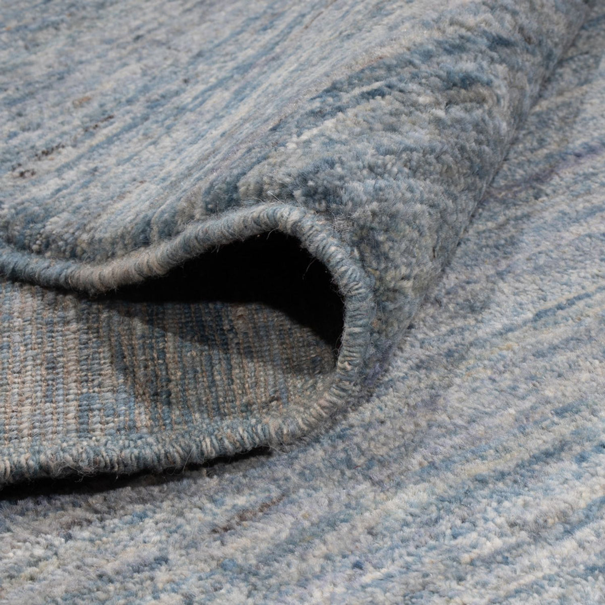 Berber matta - 360 x 274 cm - havsblått
