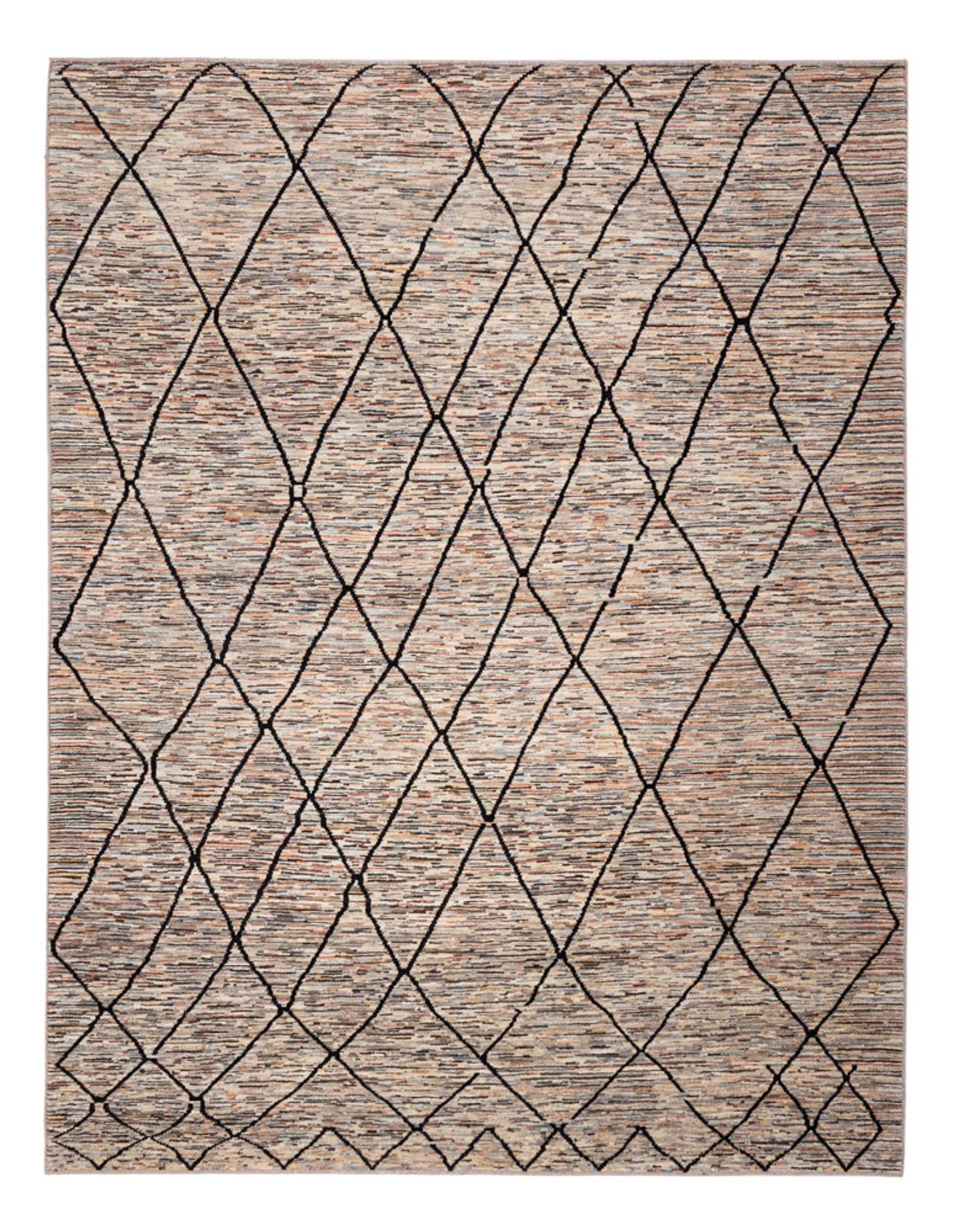 Berber matta - 284 x 218 cm - mörk beige