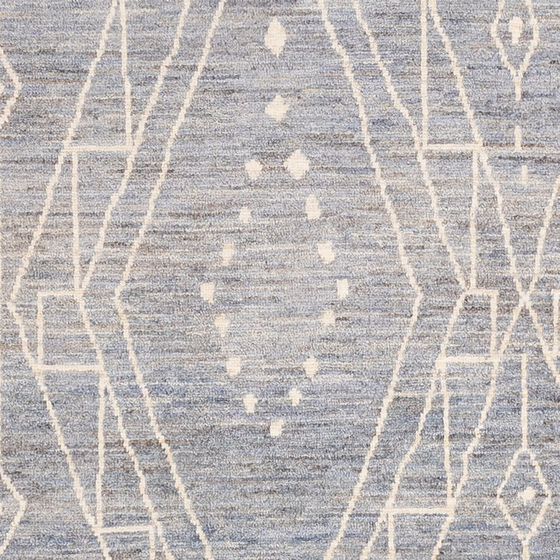 Berber matta - 208 x 148 cm - havsblått