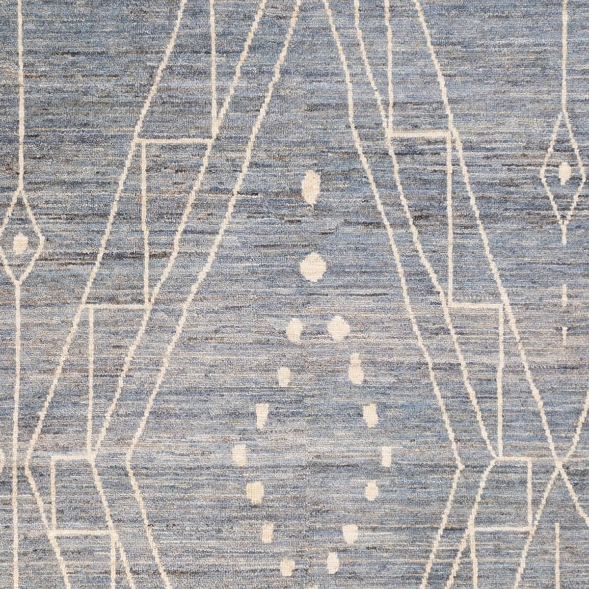 Berber matta - 288 x 204 cm - havsblått