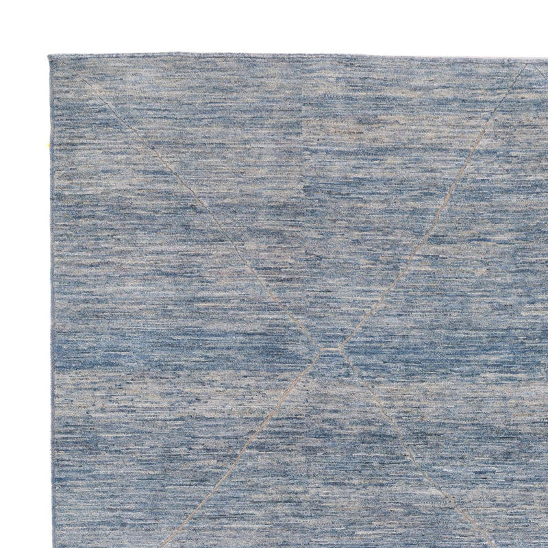 Berber matta - 298 x 258 cm - havsblått