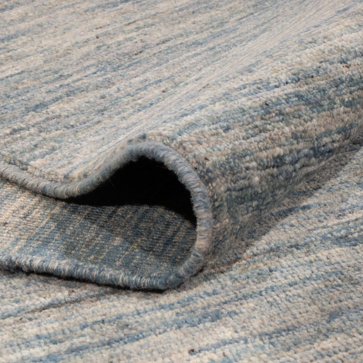 Berber matta - 298 x 258 cm - havsblått