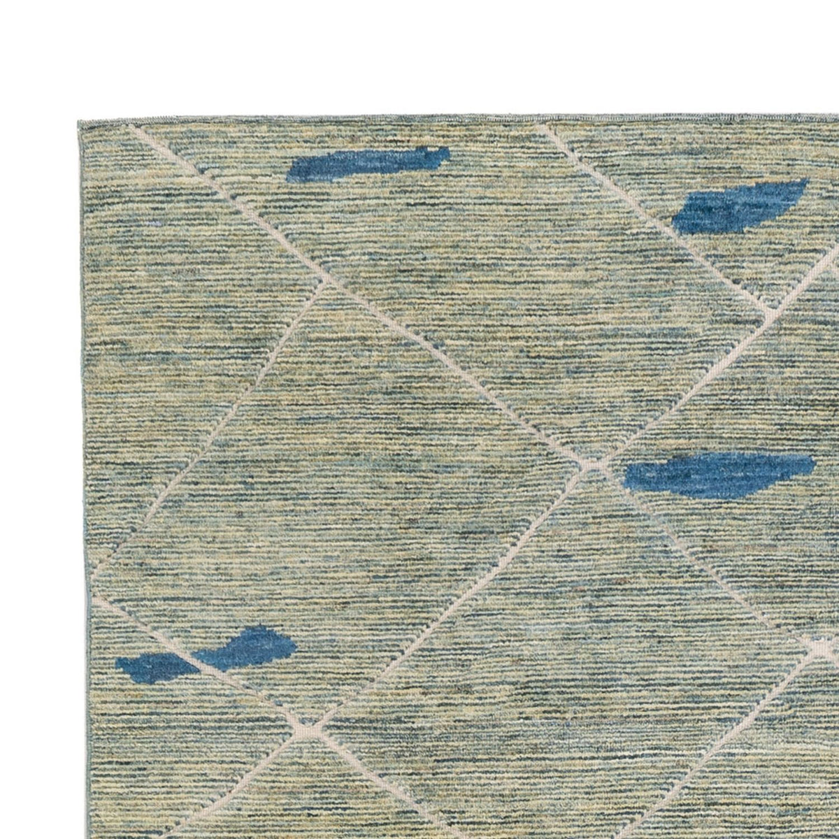 Berber matta - 300 x 202 cm - ljusgrön