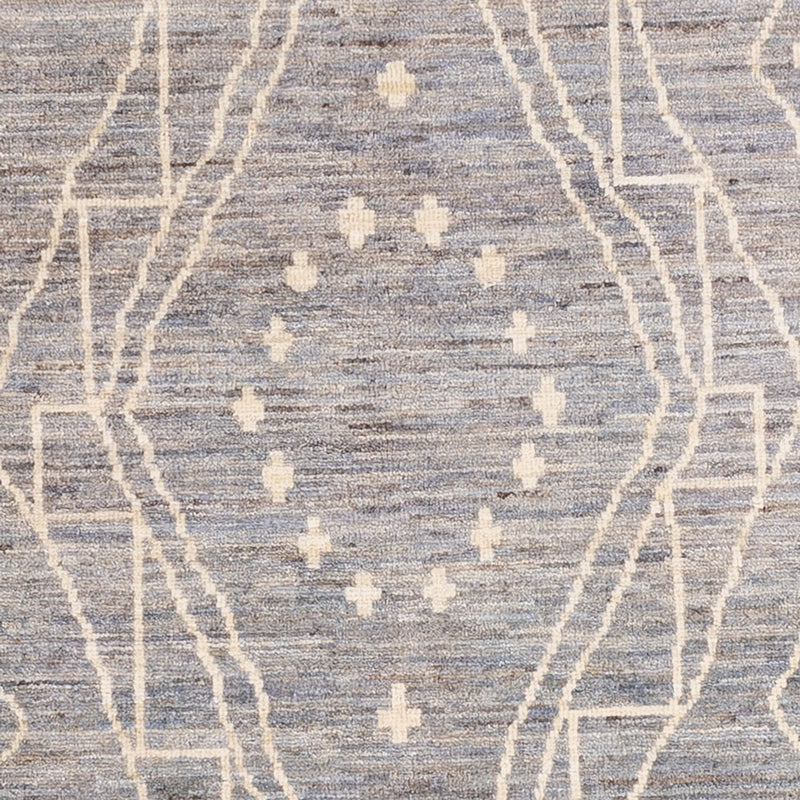 Berber matta - 198 x 156 cm - havsblått