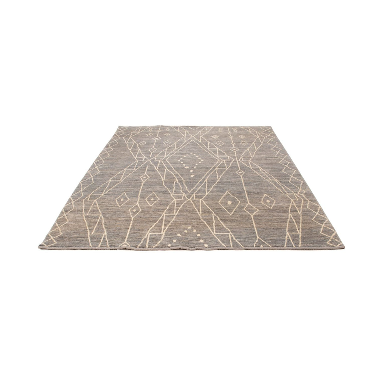 Berber matta - 245 x 173 cm - havsblått