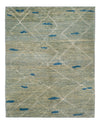 Berber matta 160x199cm - Ullmatta - Rektangulär / Ljusgrön / 160 x 199 cm Rektangulär