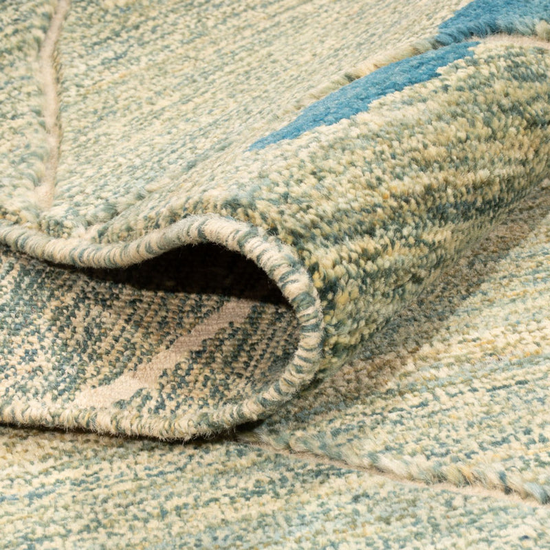 Berber matta - 199 x 160 cm - ljusgrön