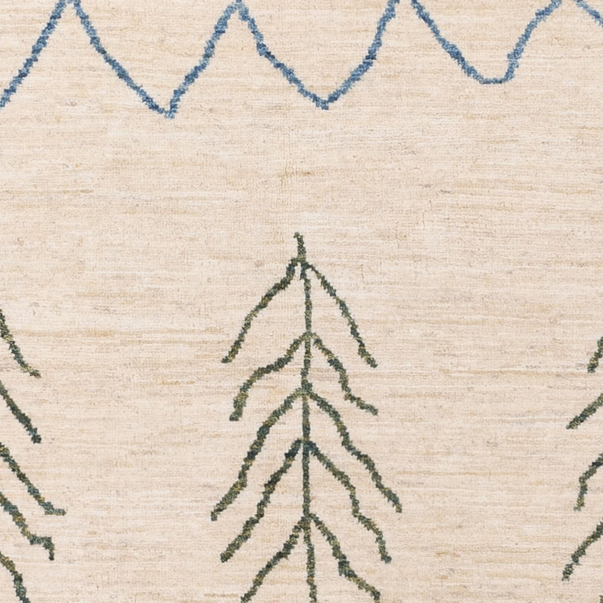 Berber matta - 200 x 146 cm - grädde