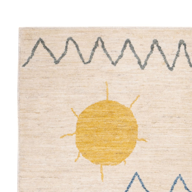 Berber matta - 200 x 146 cm - grädde