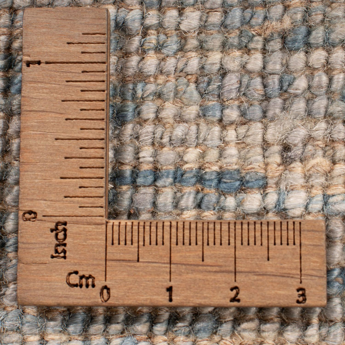 Berber matta - 196 x 154 cm - havsblått