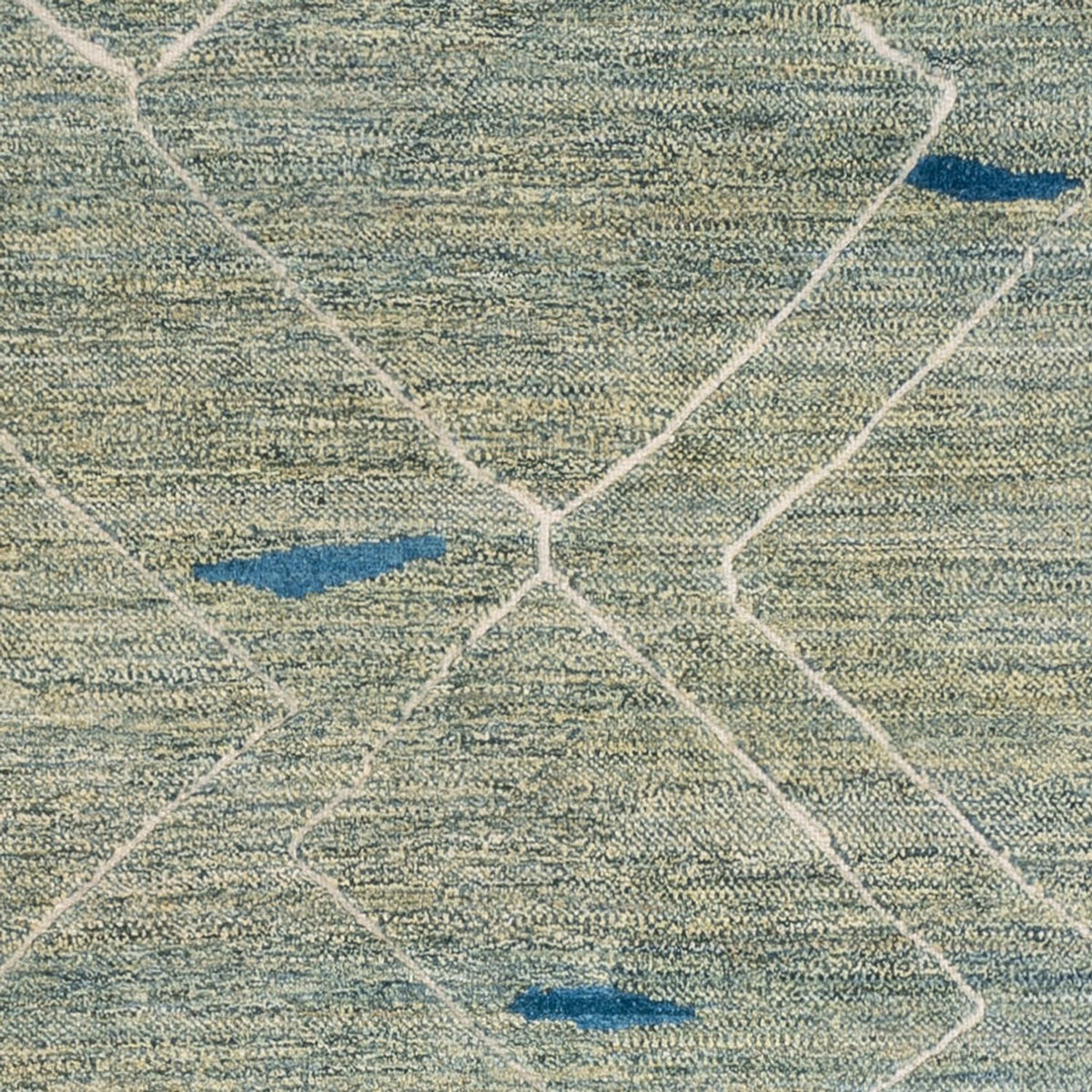 Berber matta - 236 x 172 cm - ljusgrön