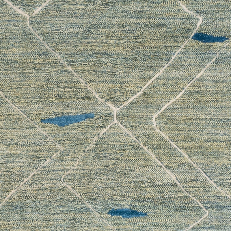 Berber matta - 236 x 172 cm - ljusgrön