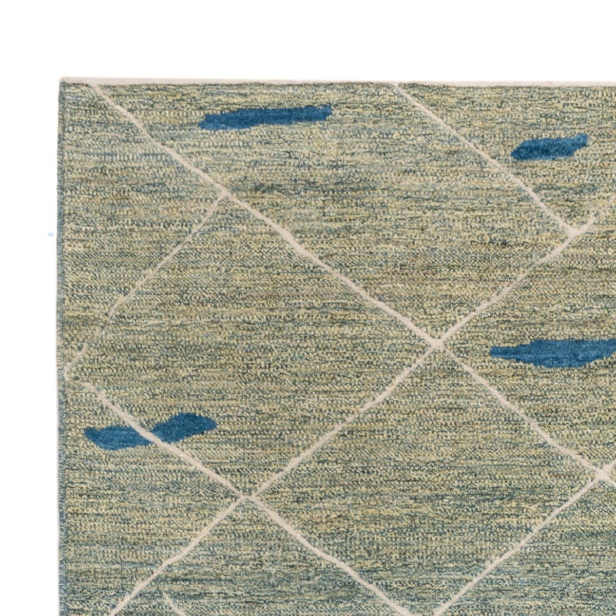 Berber matta - 236 x 172 cm - ljusgrön